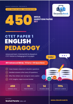CTET English for paper-1 complete MCQ-450 Mega Bank.